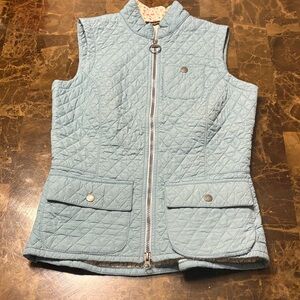 Barbour Sky Blue Quilted Vest